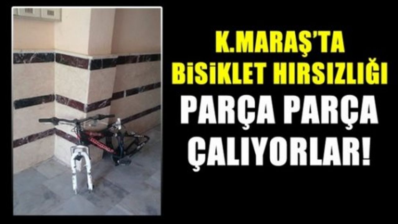 Kahramanmaraş'ta bisiklet hırsızları iş başında!