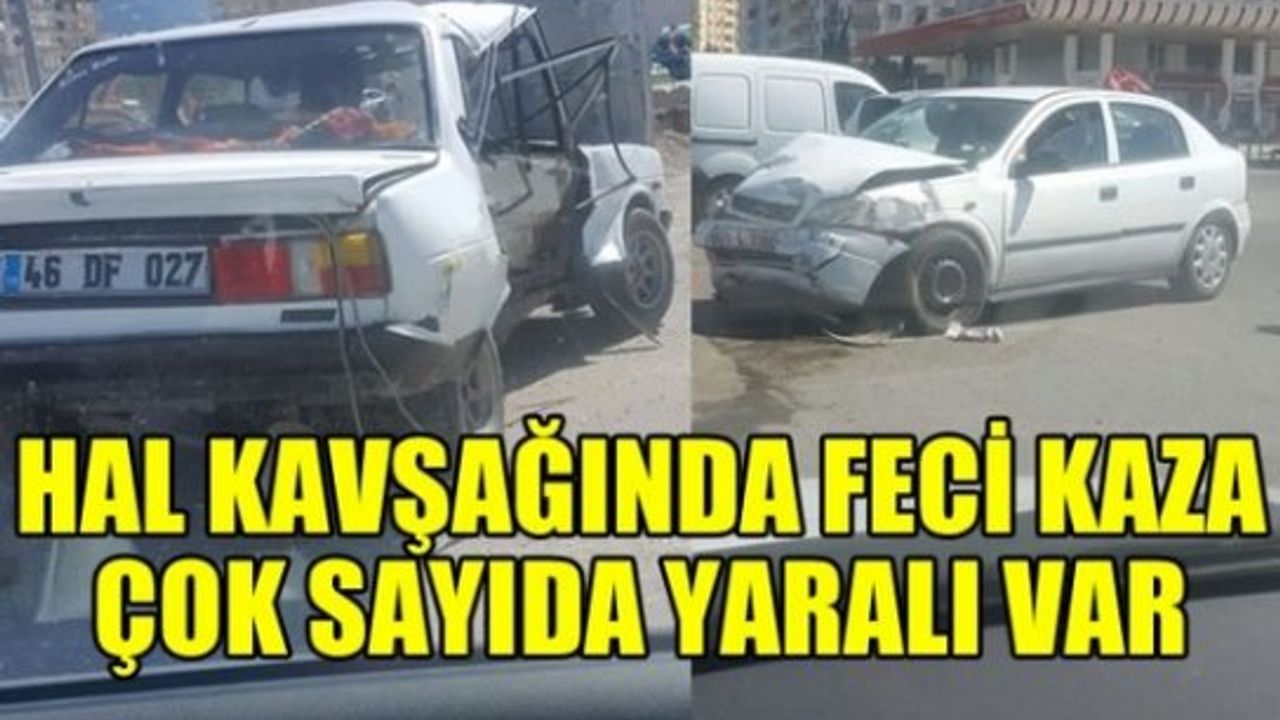 Kahramanmaraş'ta korkutucu kaza! Kırmızı ışık ihlali kazaya sebep oldu.