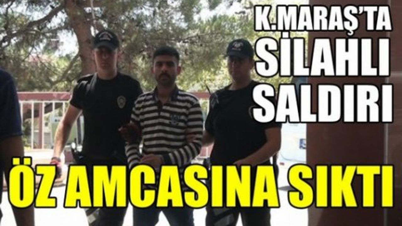 Kahramanmaraş'ta tartıştığı amcasını tüfekle yaraladı!