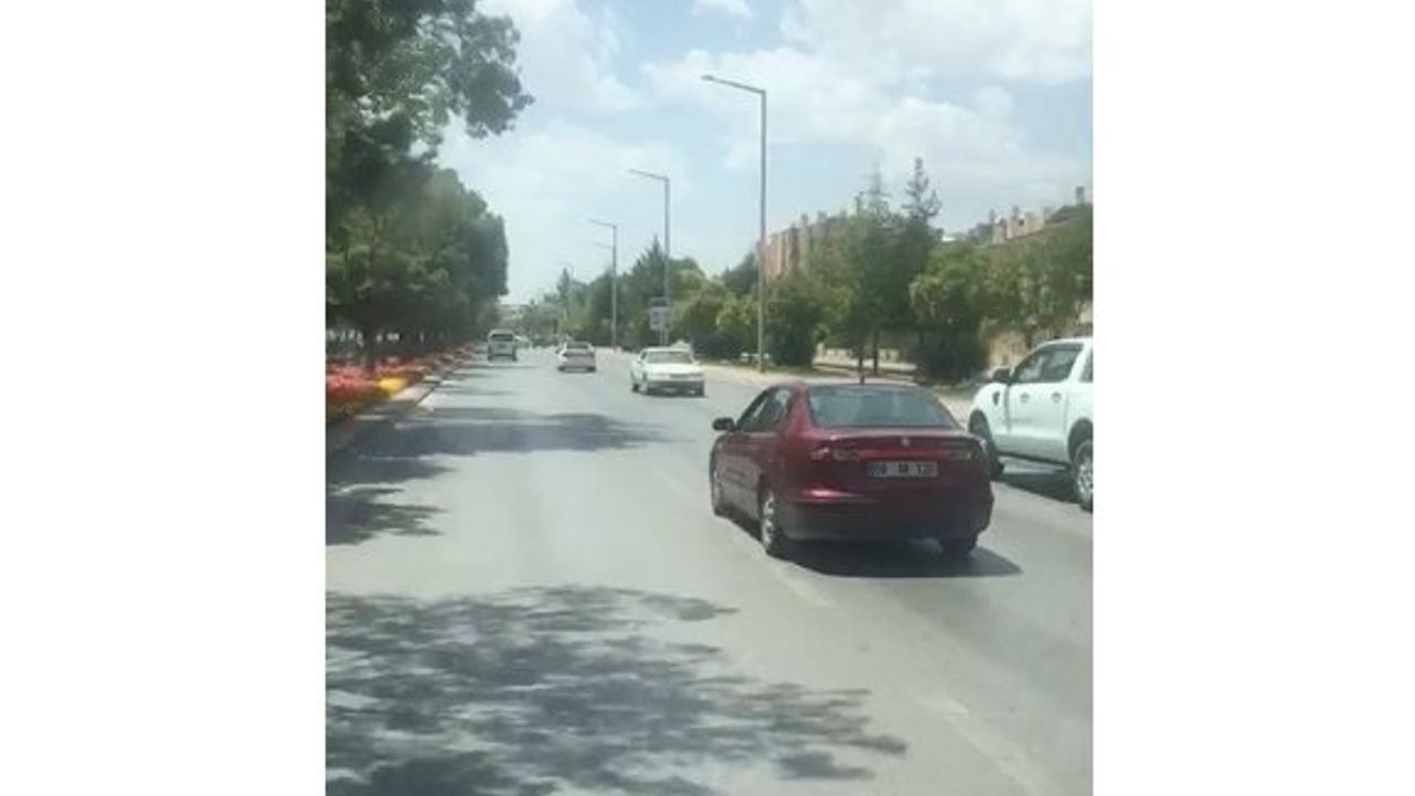 Otomobili görenler hayatının şokunu yaşadılar