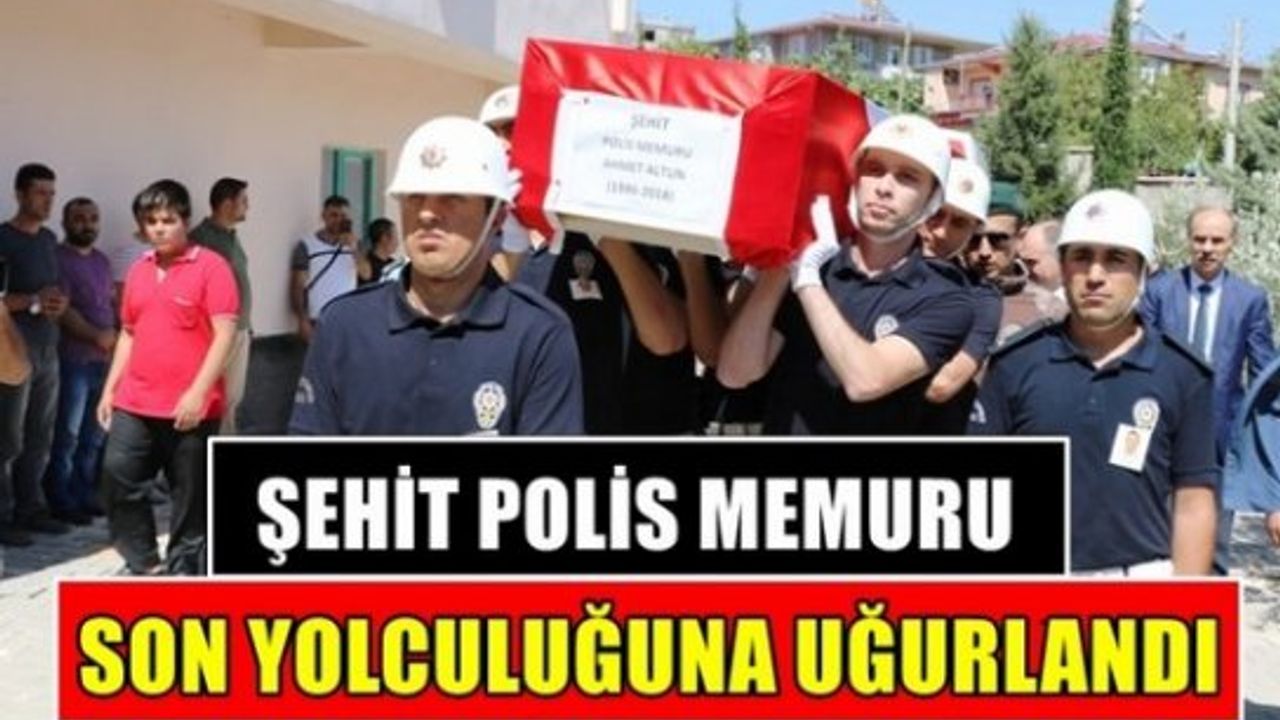 Şehit polis Kahramanmaraş'ta toprağa verildi