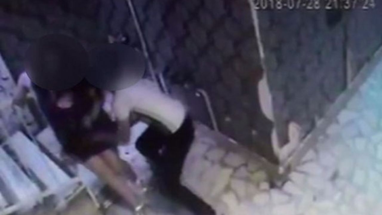 Sultangazi'de bir kadına taciz kameralara böyle yansıdı!