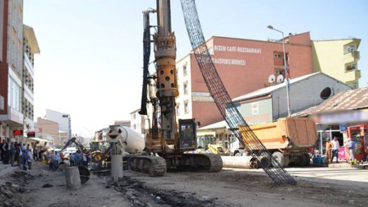 Ağrı'nın ilk alt geçit çalışmaları başladı