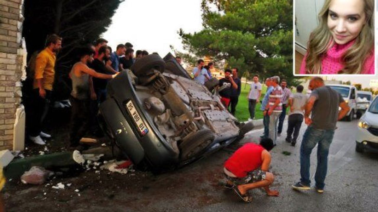 Damla, otomobilinin takla atması sonucu yaşamını yitirdi!