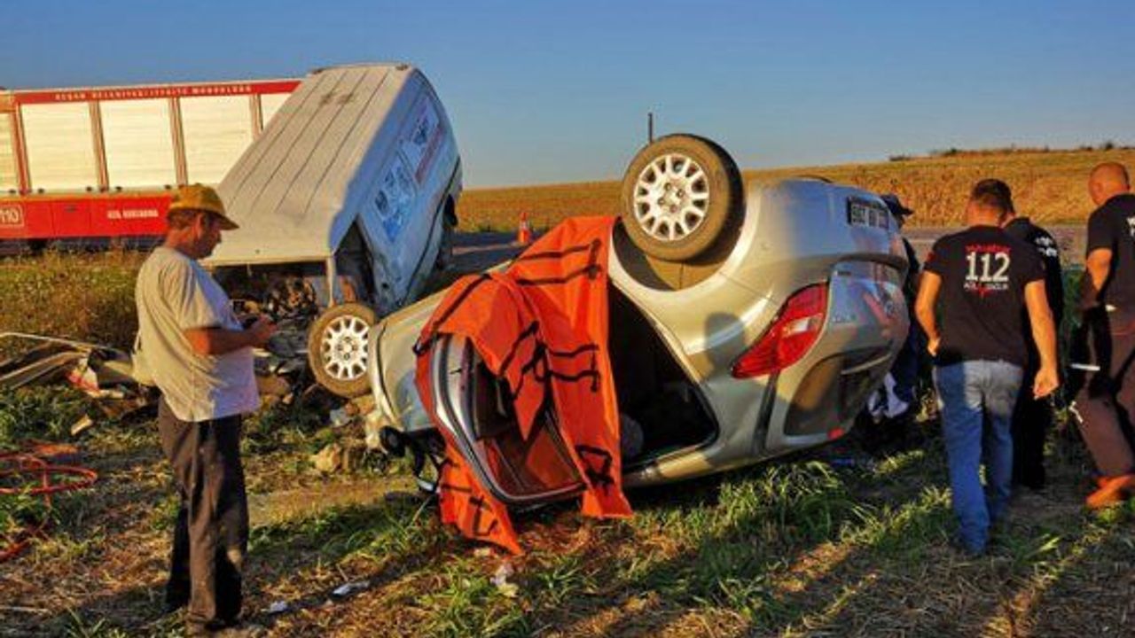 Keşan'daki kazada yaşamını yitirenlerin sayısı 4'e çıktı