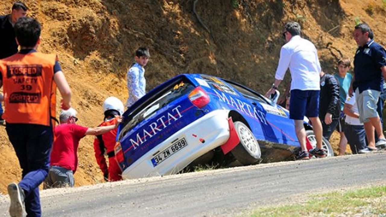 Yeşil Bursa Rallisi'nde feci kaza!