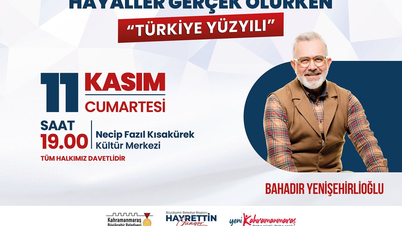 Milletvekili Yenişehirlioğlu, Kahramanmaraş'ta Türkiye Yüzyılı’nı Anlatacak