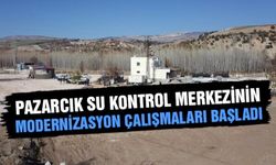 KASKİ'den Pazarcık'ta su kontrol merkezinin modernizasyonu başlatıldı