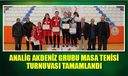 Analig akdeniz Grubu masa tenisi turnuvası tamamlandı