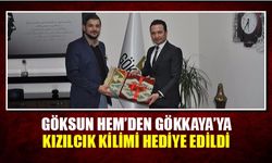 Göksun HEM’den Gökkaya’ya Kızılcık Kilimi Hediye Edildi