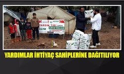 Yardımlar ihtiyaç sahiplerine dağıtılıyor