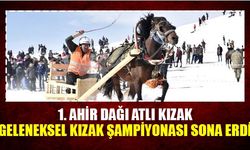 1. geleneksel Ahir dağı atlı kızak şampiyonası sona erdi