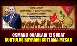 Ali Pekmezköpüğü Kahramanmaraş'ın Kurtuluş Yıl Dönümü Münasebeti ile Kutlama mesajı yayınladı.
