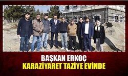 Başkan Erkoç,Karaziyaret taziye evinde