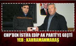 Ekinözü'nde CHP'li Üye  'Hayır' dememek için istifa edip AK Partiye Geçti.