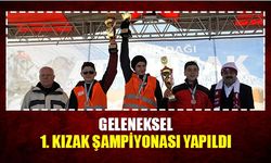 Geleneksel 1. kızak şampiyonası yapıldı