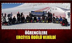 Öğrencilere Erciyes ödülü verildi