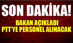 PTT'ye 2 bin 500 personel alınacak!