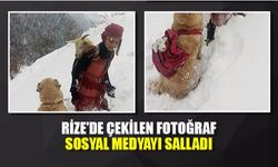 Rize'de çekilen fotoğraf sosyal medyayı salladı