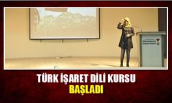 Türk işaret dili kursu başladı