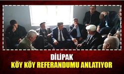 Dilipak köy köy gezip referandumu anlatıyor