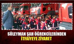 Süleyman Şah öğrencilerinden itfaiyeye ziyaret