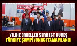 Yıldız erkekler serbest güreş Türkiye şampiyonası tamamlandı