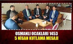 Osmanlı Ocakları 1453 5 Nisan kutlama mesajı