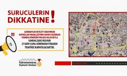 Kahramanmaraş'ta Sandalzade Bulvarı Trafiğe Kapatılıyor!