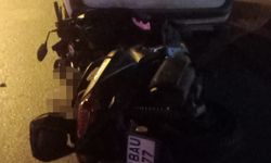Alkollü motosiklet sürücüsü trafik kazasında ağır yaralandı!