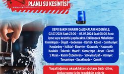 Onikişubat’ta 24 Mahallede Su Kesintisi Uyarısı!