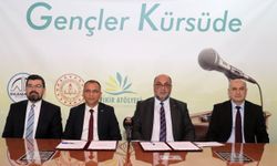 “GENÇLER KÜRSÜDE” PROJESİ PROTOKOLÜ İMZALANDI