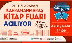 9. Uluslararası Kahramanmaraş Kitap Fuarı Yarın Misafirlerine Kapılarını Açıyor