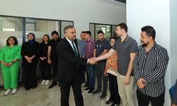 Başkan Hanifi Toptaş, belediye personeliyle bayramlaştı