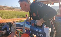 Kahramanmaraş'ta Hortum Sarma Makinesine Kolu Sıkışan İşçi Kurtarıldı
