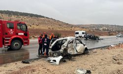 Kahramanmaraş'ta Kazada Otomobiller Hurdaya Döndü