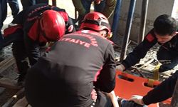 Kahramanmaraş'ta İnşaattan Düşen İşçi Yaralandı