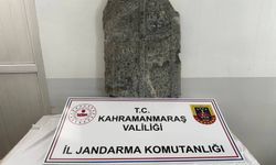 Kahramanmaraş'ta Bizans Dönemine Ait Mezar Taşı Ele Geçirildi: 3 Gözaltı