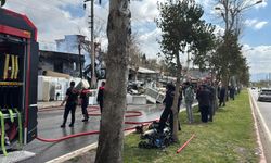 Kahramanmaraş'ta İkinci El Eşya Dükkanında Yangın Paniği