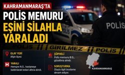 Kahramanmaraş’ta Polis Memuru Eşini Silahla Yaraladı