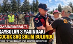 Kahramanmaraş’ta Kaybolan 3 Yaşındaki Çocuk Sağ Salim Bulundu