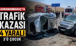 Kahramanmaraş’ta Trafik Kazası: 4 Yaralı