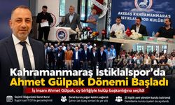 Kahramanmaraş İstiklalspor’da Ahmet Gülpak Başkan Seçildi