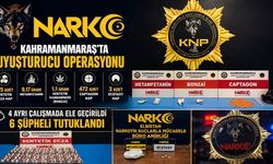 Kahramanmaraş’ta Uyuşturucu Operasyonları: 6 Şüpheli Tutuklandı