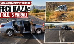 Kahramanmaraş’ta Feci Kaza: 1 Ölü, 5 Yaralı