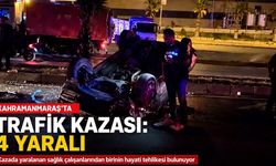 Kahramanmaraş’ta Kazaya Müdahale Eden Sağlık Çalışanlarına Otomobil Çarptı: 4 Yaralı