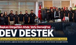 Başkan Görgel’den Ahde Vefa Derneği’ne Dev Destek