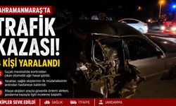 Kahramanmaraş’ta Trafik Kazası: 4 Yaralı