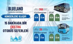 BLUELAND GENÇLİK FESTİVALİ İÇİN OTOBÜS SEFERLERİ ARTIRILDI