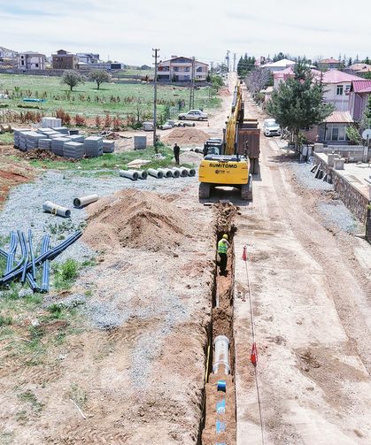 KASKİ, Afşin’de Yeni Altyapı İmalatını Sürdürüyor